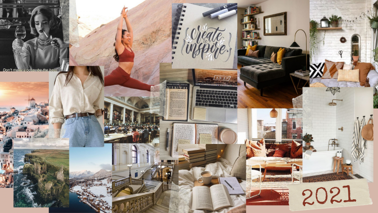 How I created my Vision Board for 2021